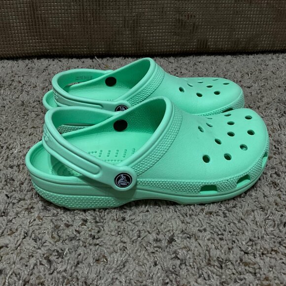 Mint Green Crocs Classic Clogs Unisex Size 7 Men Women 9Lightweight EVA Sandals - Picture 11 of 11